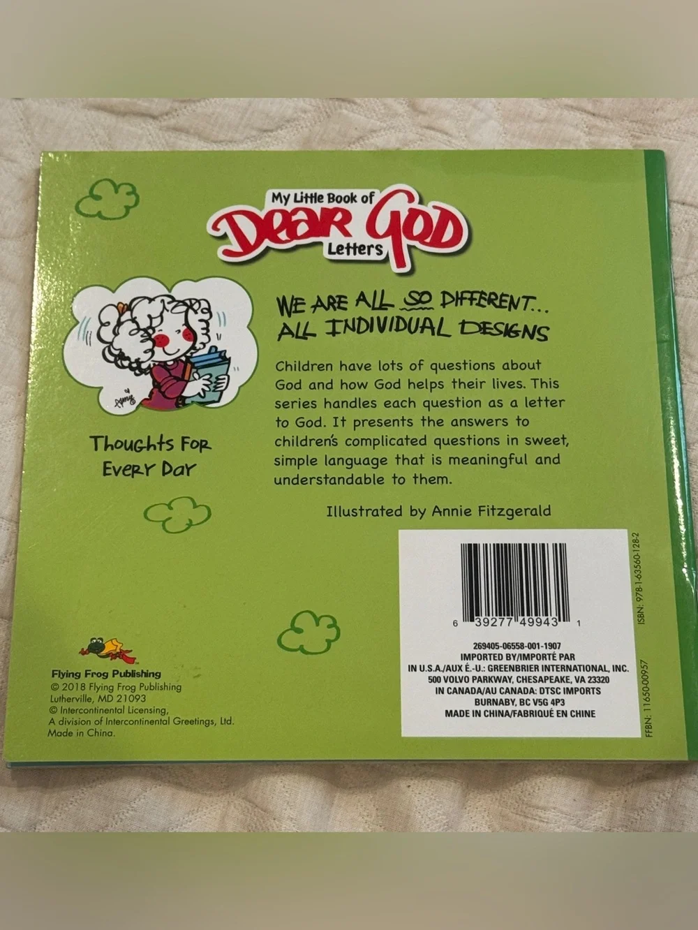 My Little Book of Dear God Letters We Are All So Different All Individual Design